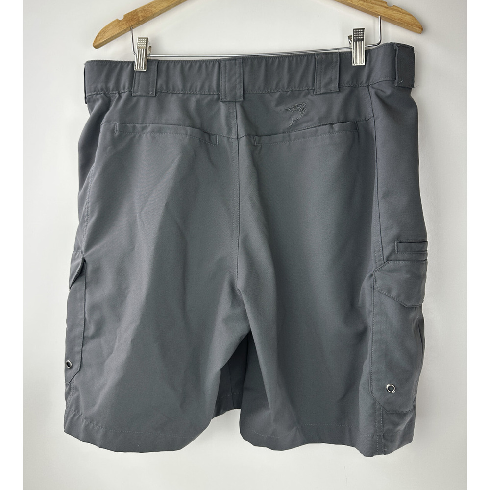 Bimini Bay Outfitters Bluefin II Short Ft. Bloodguard Sandstone Smoke Men's 38 - Picture 11 of 12